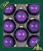 Christmas By Krebs Made in The USA Designer Seamless Glass Christmas Ball Ornaments, 2 5/8" (67mm), Royal Velvet Blue, 8 Pieces