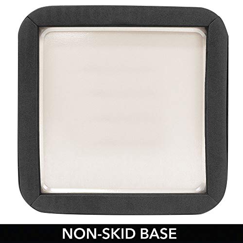 mDesign - Prullenmand - afvalbak voor elke kamer - voor afval of oud papier - duurzaam metaal - crème - Afbeelding 4