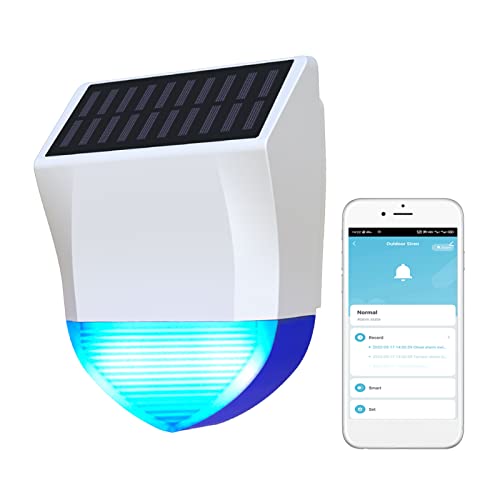 Alarma solar al aire libre inteligente con control APP y alarma de sonido 2