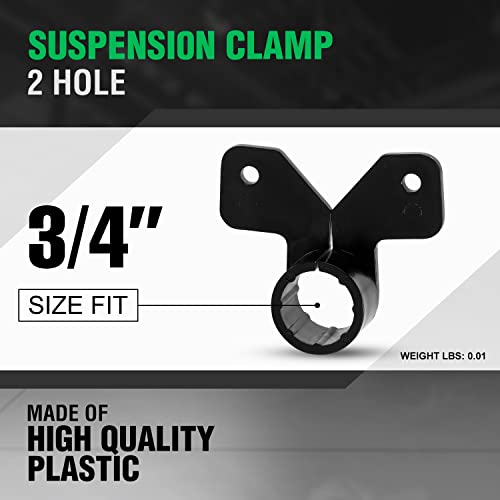 Highcraft Pxbutt034-10 Pex 3/4 In. Suspension Clamp Butterfly Style, Hard Plastic (10 Pack), Gray, 10 Count #TOP1