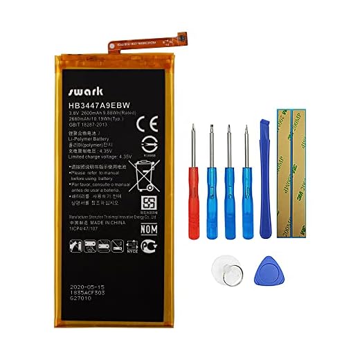 swark HB3447A9EBW batteri för Huawei P8 GRA-L09 GRA-UL00 GRA-UL10 med verktyg
