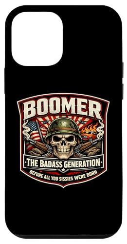 USA �u�[�}�[���� Badass Before You Sissies Were Before You Sissies Were Born �X�}�z�P�[�X iPhone 12 mini �p