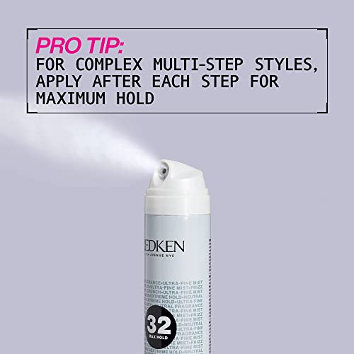 Redken Max Hold Neutral Hairspray 32 | Extreme Maximum High Hold Hairspray | Long-Lasting Lift & Frizz Control | For All Hair Types | Neutral Fragrance #TOP5
