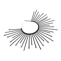 NULYLU Halo Crown Headband Élégant Plastique Accessoire Cheveux Femme Chic pour Fêtes Mariages et Cosplay Unique pour Déesse et Occasions Spéciales