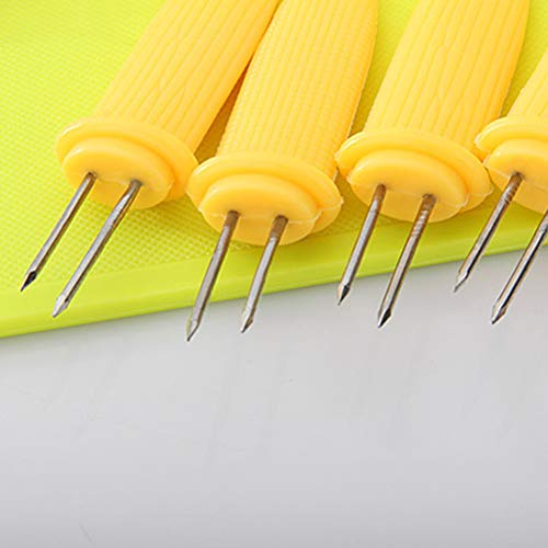 Toyvian Espetos de milho na espiga, 20 peças, ferramenta de cozinha para cozinhar em casa e churrasc