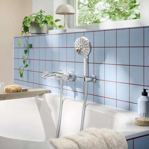 GROHE Vitalio Joy+ 120 - Pomme de douche 3 Jets: Pluie, Jet, Booster, (⌀120 mm, Économie d’Eau 6,3 l/min, Protection Anti-Brûlure, Montage Universel), Chrome, 1348630000 - 8