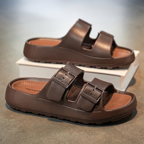 Men's lightweight EVA sandals with adjustable straps - breathable summer beach shoes, durable for casual outdoor walking, swimming pools and leisure activities, open-toe design3