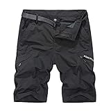 Quick-Drying Casua Shorts Men's ?Exercise Fitness Workout Hiker Running Gym Utility Short Outdoor Recreation