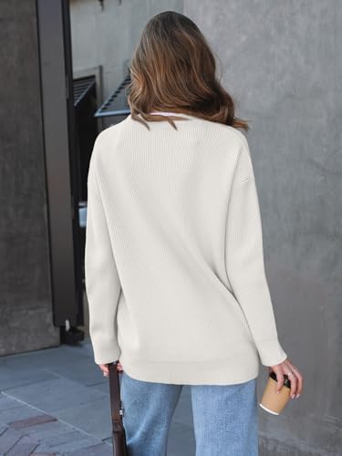Image of LILLUSORY Women Oversized Cardigan Sweater 2025 Fall Outfits Cloth Fashion V Neck Knit Button Front Casual Trendy Tops