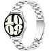 Produktbild Vamyzji Kompatibel mit Samsung Galaxy Watch 6/5/4 Armband 40mm 44mm,Metallband für Samsung Galaxy Watch 6 Classic 47mm 43mm,Galaxy Watch 5 Pro,Watch 4 Classic 42mm 46mm/Watch 3 41mm Damen Silber