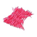Veemoon 100 Stück Bunte Chenille Pfeifenputzer Basteldraht Sicherer Bastelbedarf für Flexibel Biegsame Twisted Rods für DIY Handarbeit Kindergarten und Schule