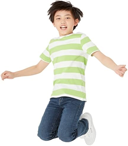 Amazon Essentials Kids Boys Short-Sleeve T-Shirts, 3-Pack Grey/Blue/Sea, XX-Large - 1