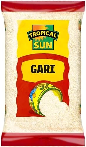 Tropical Sun Gari White 5kg, Premium Gluten Free Cassava Granules
