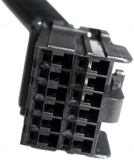 Replacement Driver Power Side View Mirror Textured Black Compatible with 2004-2009 Durango 55077399AC