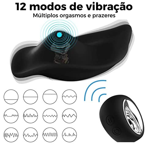 Vibradores Calcinha com Controle Remoto Sem Fio Dispositivo Estimulador Para Ponto g e Clitóris Brin