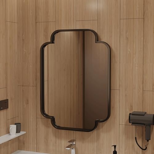 Miroir de toilette HD sans éclairage avec cadre robuste 90cm - 2