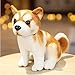 HYSLYQ Juguetes De Peluche Almohada Akita Rottweiler Beagle Husky Perro Muñeco De Peluche Animal Juguetes para Mascotas para Niños Decoración del Hogar Chico Regalo 18Cm