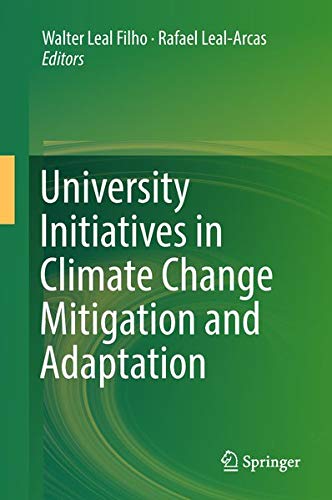 Buy University Initiatives in Climate Change Mitigation and Adaptation — BookShops.in