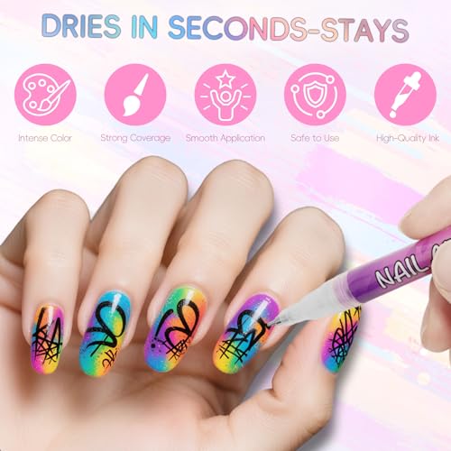 Get 12-color nail art pens set for $14.99 - 10% off - Image 7