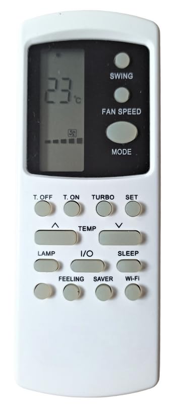 Image of Ehop AC-31B Compatible Remote Control for Voltas AC with Turbo,Lamp and WiFi Function