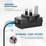 15V 1.4A 21W AC/DC Power Adapter Charger Replacement for Alexa Echo (1st and 2nd Gen), Echo Plus 1st Gen, Echo Show 1st Gen, Echo Fire TV 2nd Gen, Echo Link UK Plug Power Cord Charger- Black - Image 5