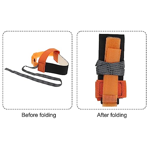 Image of MECCANIXITY 2pcs ESD Anti Static Foot Heel Straps Anti Static Wrist Strap Band Adjustable for Grounding Removing Static Orange