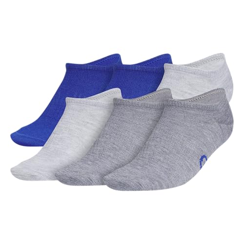 Superlite Classic No Show Socks (6-Pairs) for Kids, Boys, Girls - lightweight, breathable athletic fit