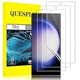 【Le Meilleur Service Après - Vente】 QUESPLE se concentre sur la conception et la production de protections d'écran. Nous offrons un retour complet et un service de remplacement gratuit pour Galaxy S23 ultra film protecteur d'écran, s'il vous plaît envoyez - nous un courriel si vous avez des questions, nous vous répondrons et résoudrons votre problème dans les 24 heures.