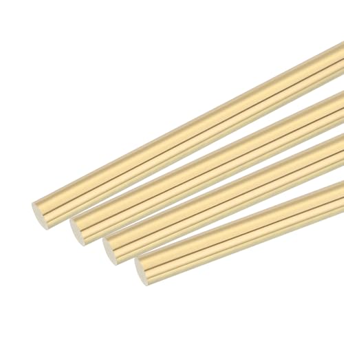 Tiges rondes en laiton de 9.5 mm x 200 mm pour modélisme RC et bricolage de précision