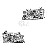 Halogen Scheinwerfer rechts Scheinwerfer Set Escort V Bj. 90-92 H4 Frontscheinwerfer