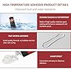 INNOVAYOU 100ml Clear Oven Heat Resistant Glue, 570°F Heat Resistant, High Temperature Adhesive for Oven, Grill, Microwave #1