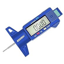 GODESON Tire Tread Depth Gauge, Digital Tire Tread DepthGauge in Inch/MM with Large LCD Display and Tire Tread Depth Measuring Tool for Cars,Trucks,MotoBlue