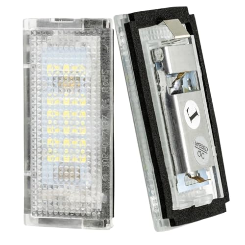 Luz matrícula para BMW E46 lámpara LED contra fallos de luz trasera