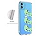 HUIYCUU Compatible with iPhone 11 / XI Case, Shockproof Anti-Slip Cute Green Animal Clear Design Pattern Funny Slim Fit Soft TPU Bumper Girl Women Cover Case for iPhone 11 / XI (6.1 inch), Aliens