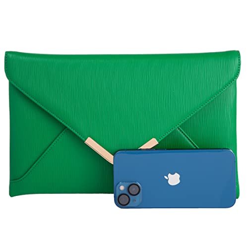 Image of JNB Faux Leather Envelope Clutch Purse