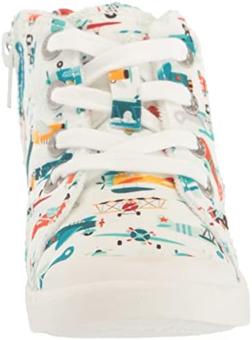 Blowfish Malibu Boy's Vepper-TB Sneaker, Off White Planes, 8 Toddler | Image 1
