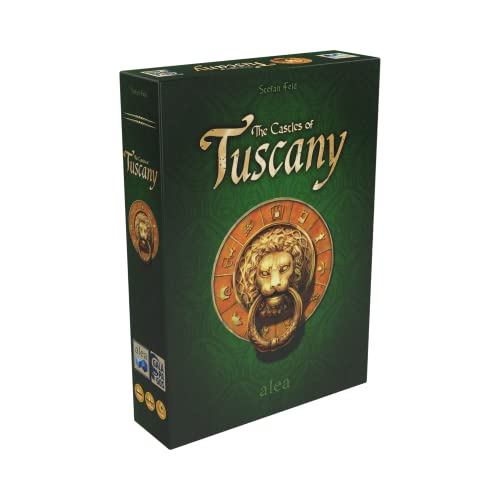 Galápagos Jogos The Castles of Tuscany, Jogo de Tabuleiro para Amigos, 2 a 4 jogadores, 45-60 min, TCT001, Multicolor