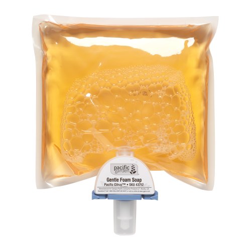 Georgia-Pacific Pacific Garden 43712 Pacific Citrus Gentle Foam Soap (4 Cartridges of 1200mL)