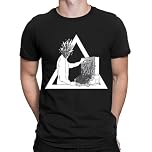 Modular Synth Head Synthesizer Analog Patch Wires Mens Womens T-Shirts Top #NED Black S