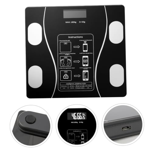 Pèse-personne intelligent rechargeable USB à mesure précise et écran LED