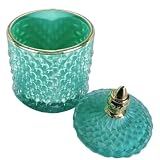 HOLIDYOYO Barattolo Caramelle in Vetro Coperchio, Contenitore Cucina Blu