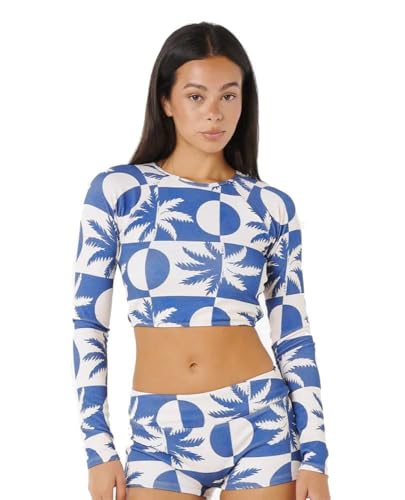 Rip Curl Summer Sun Women’s Long-Sleeve Crop Rashguard Swim Shirt