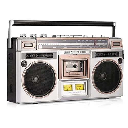Radio AM/FM cassette rétro pour revivre vos plus beaux souvenirs musicaux en famille