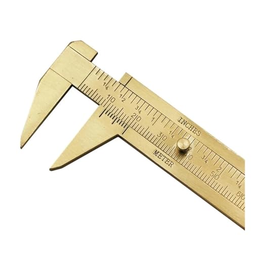 Calibrador de bolsillo de latón con escala doble 31GJ miniatura 3