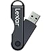 Lexar JumpDrive TwistTurn 32GB USB Flash Drive LJDTT32GABNL (Black/Gray)