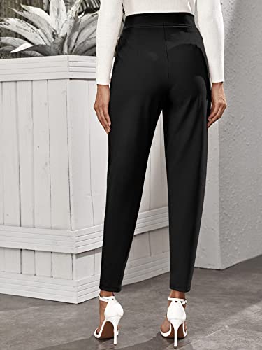 Image of Noelia Women's Pants Work Office Trousers Tapered Slim Fit Formal Style