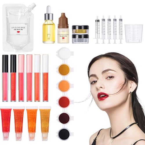 DIY Lip Gloss Making Kit | Lip Balm Making Kit | DIY Lip Gloss Kit To Make Your Own Lip Gloss | Moisturizing Lip Gloss Set | Girls Lip Gloss Set | Fun And Easy Lip Gloss Making Kit