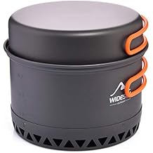 widesea Camping Cookware Outdoor Pot Pan Cooking Equipment Heat Exchange Design for Hiking Backpacking Travel
