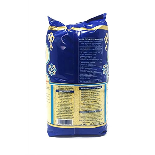 DARI - Couscous Moyen 1Kg - Lot De 4 - Vendu Par Lot