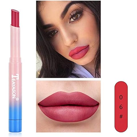 weixinbuy Matte Lipstick Waterproof Non-stick Cup Long Lasting Colorfast Silky Velvet Lipstick, Great Choice Cover